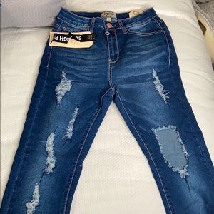 High rise jeans
